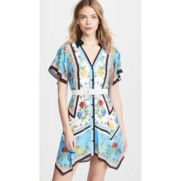 Alice + Olivia Women's Multicolor Printed Tunic Dress Size XS NWOT - Picture 2 of 11